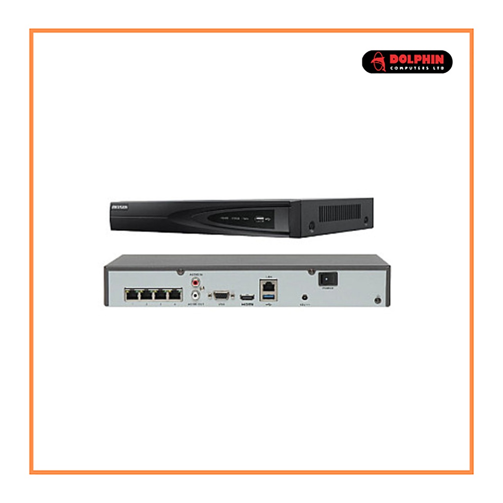HIKVISION DS-7104NI-E1 4 CHANNEL NVR 1HDD TO 6TB