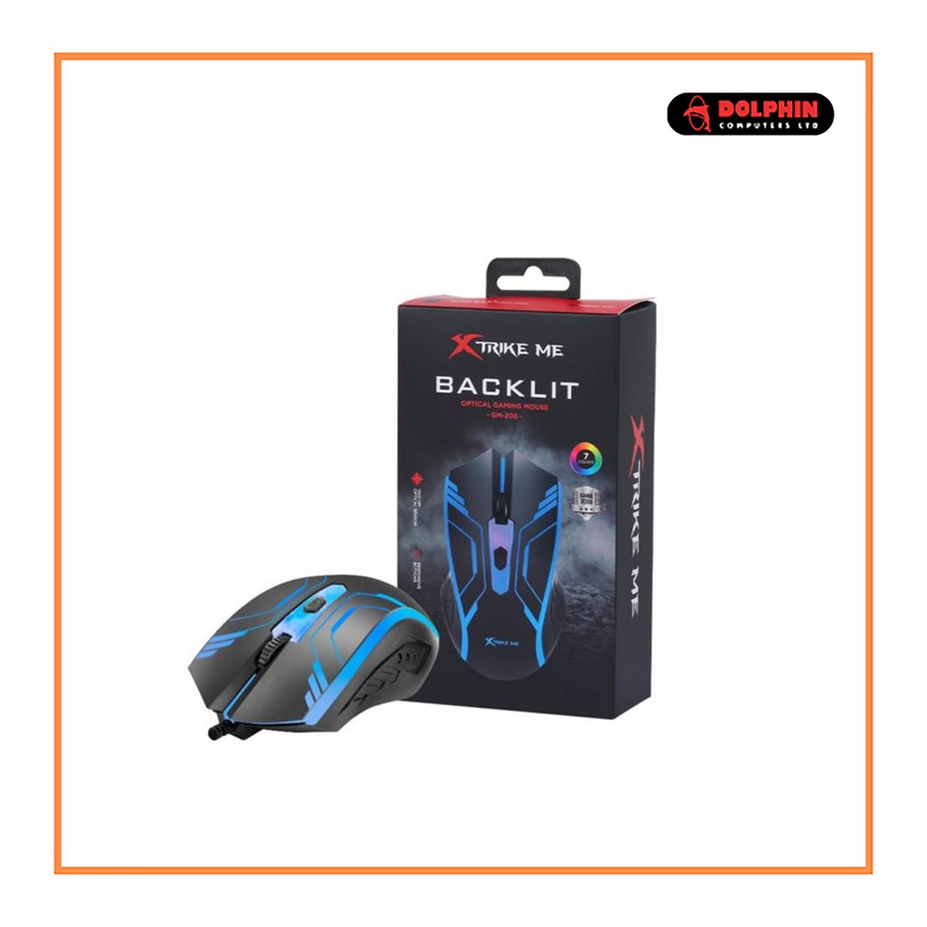 Xtrike Me GM-206 Backlit Optical Mouse