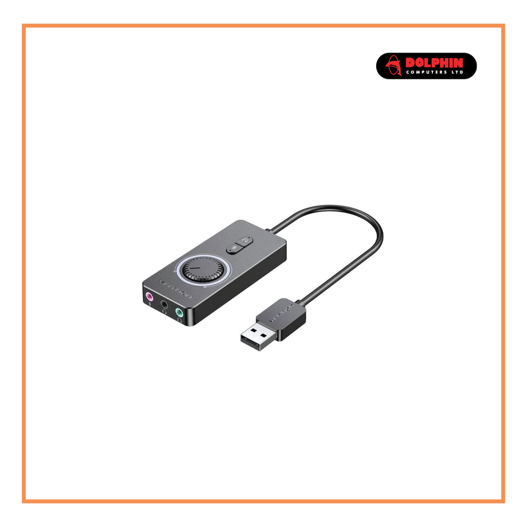 USB SOUND CARD WITH VOLUME