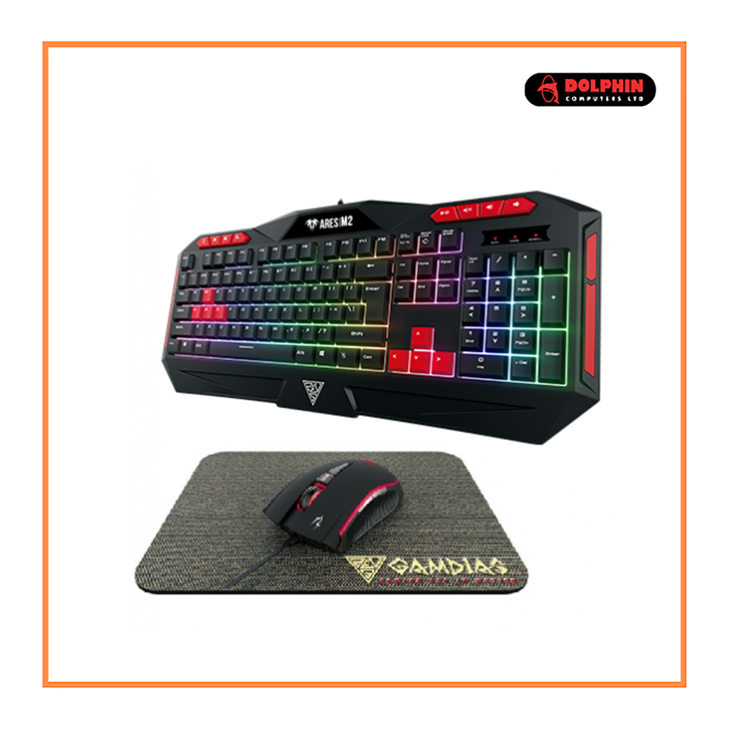 Gamdias ARES M2 Gaming Combo Keyboard, Mouse and Mouse Mat