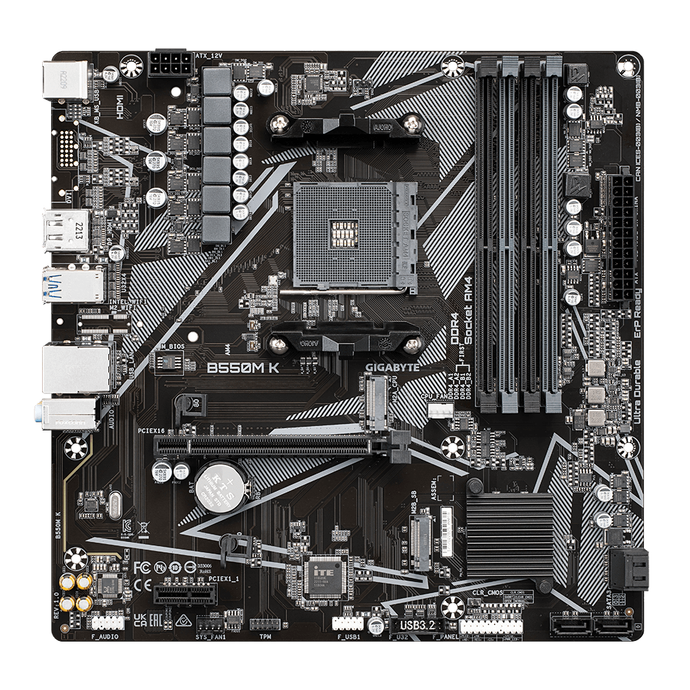 GIGABYTE MOTHER BOARD B550M K