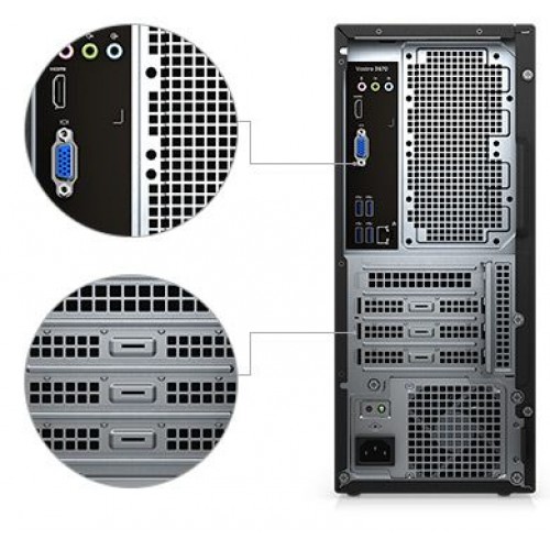 Dell Vostro 3671 9th Generation Intel Core i3 9100 Tower Brand PC