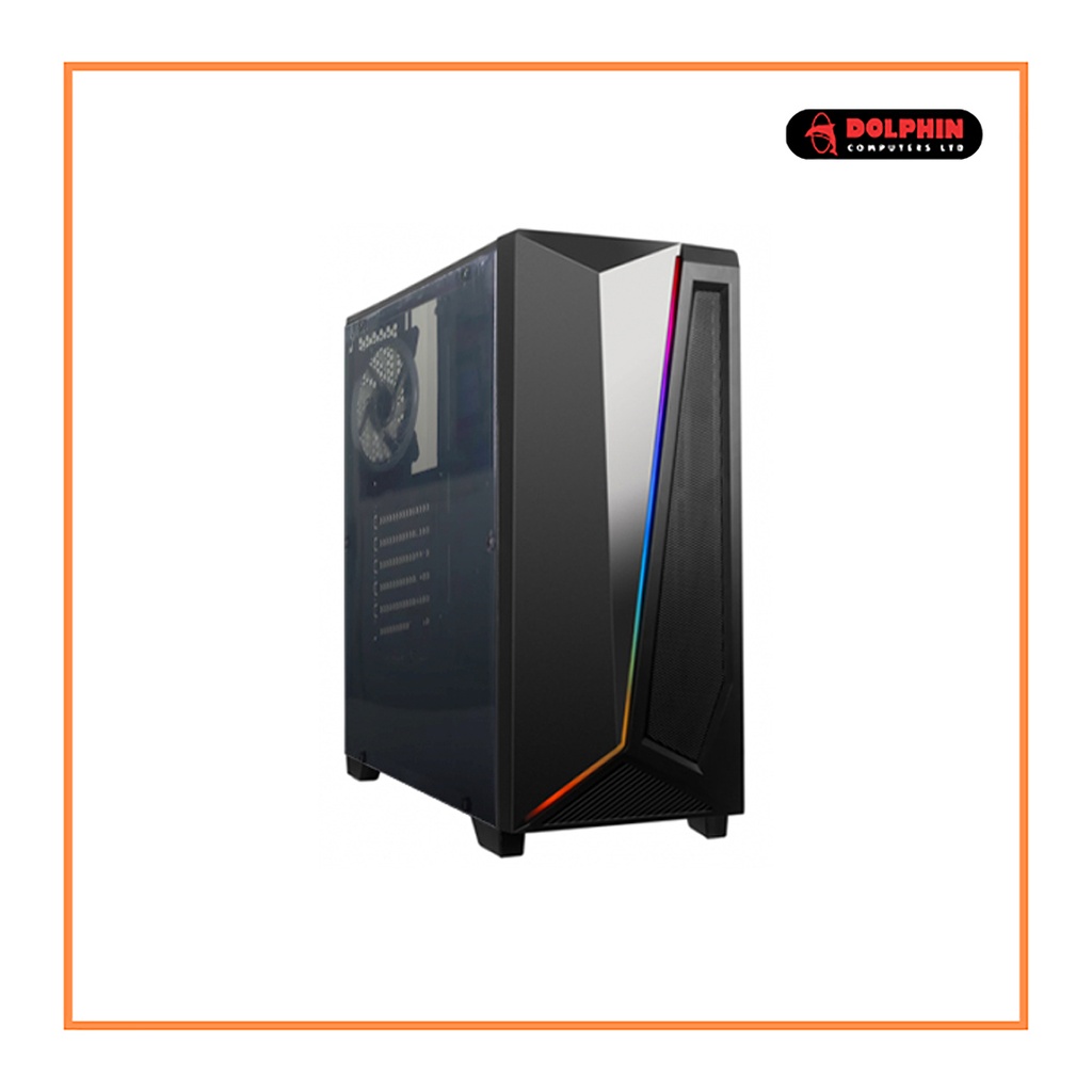 Xtreme T38 RGB Mid Tower Black ATX Gaming Casing