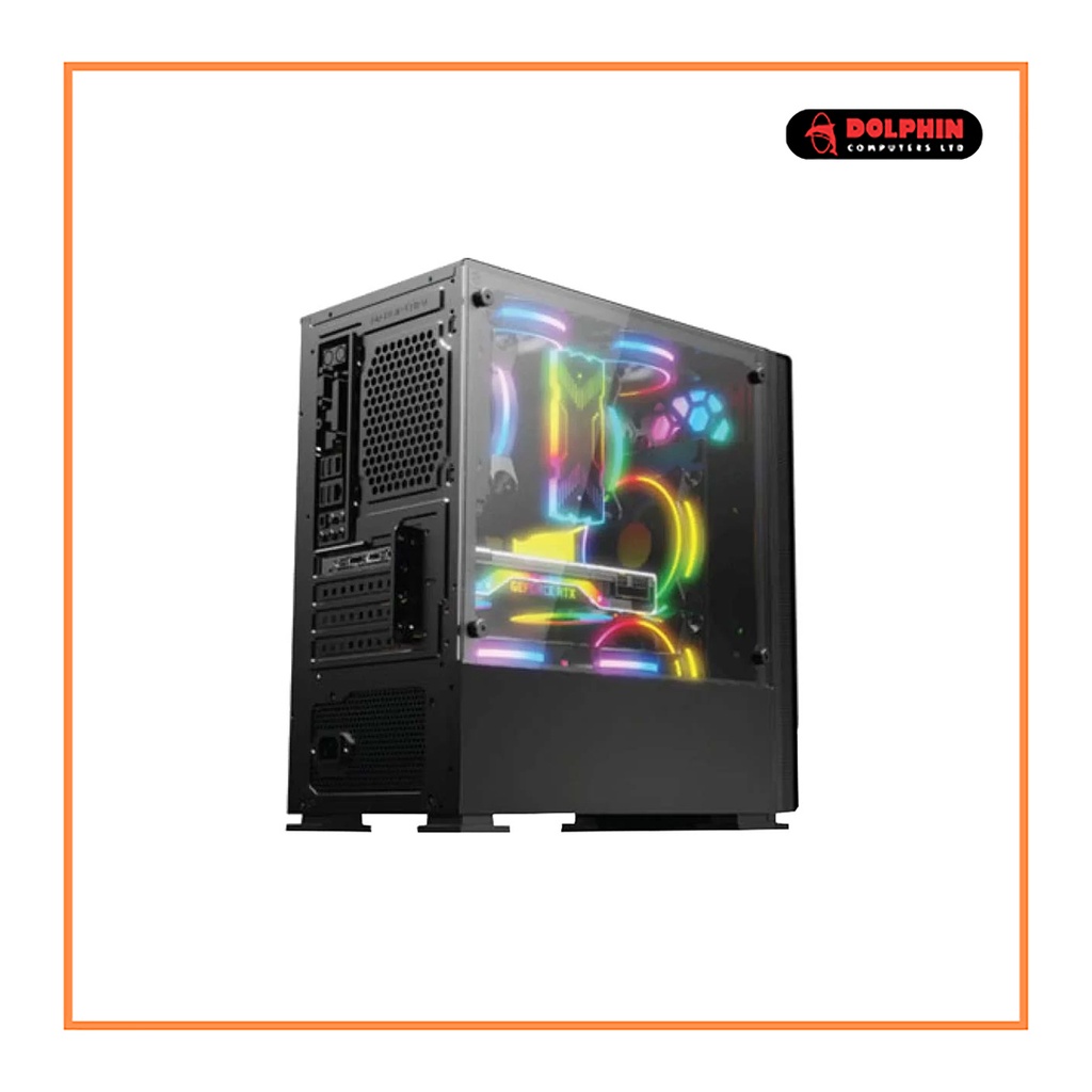 Revenger EVO RGB Mid Tower ATX Gaming Casing (Black)