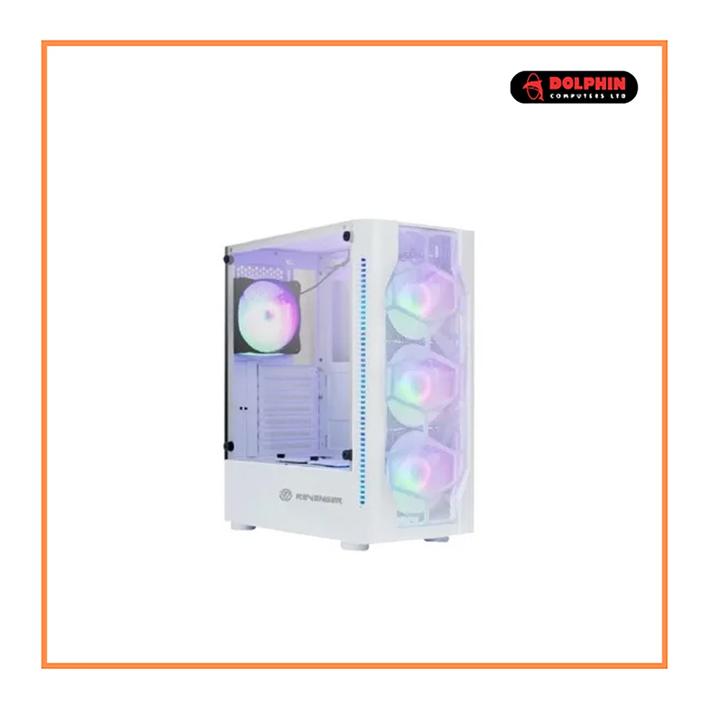 Revenger GHOST 2 RGB Mid Tower ATX Gaming Casing (White)