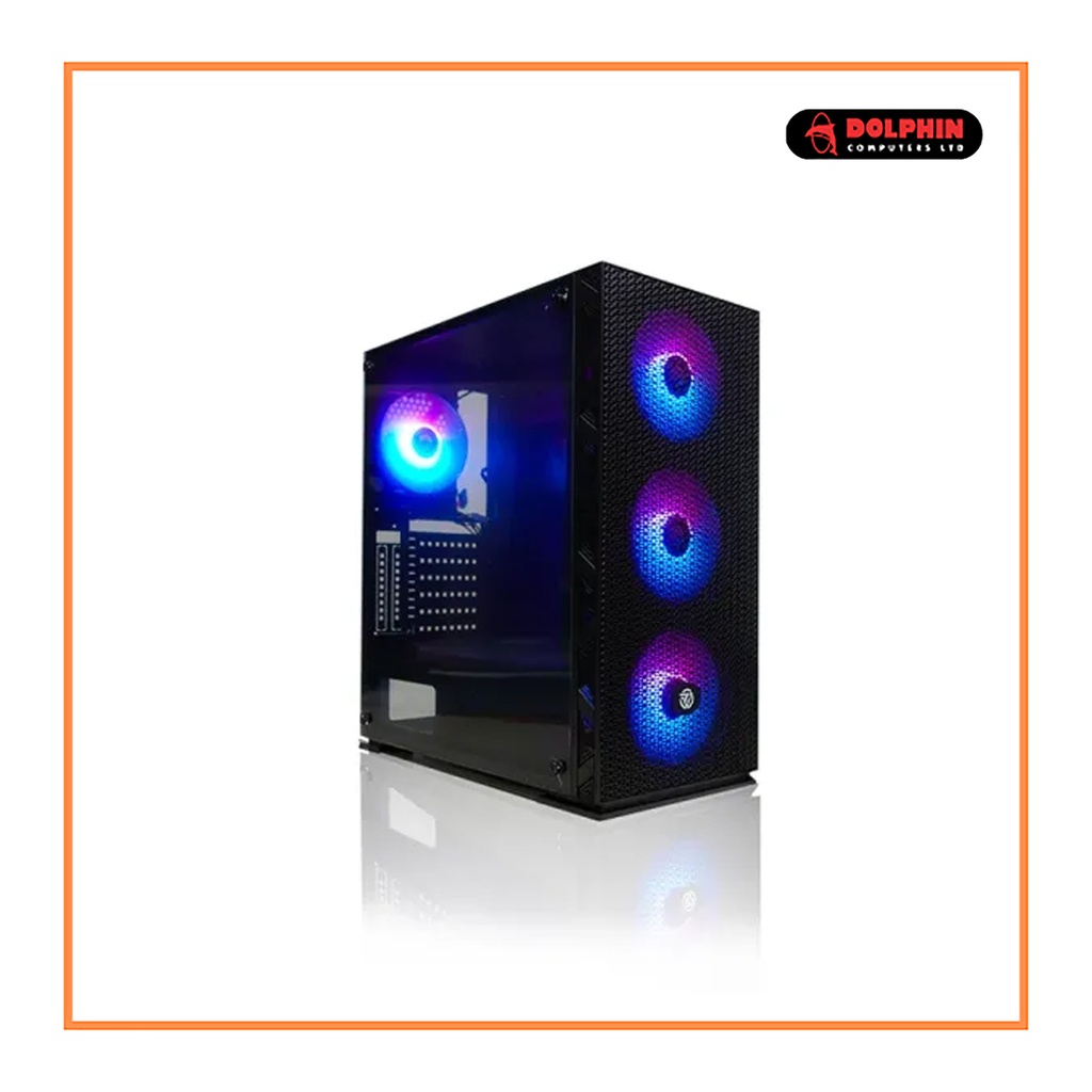 Revenger X8 LITE ARGB Mid Tower ATX Gaming Casing (Black)