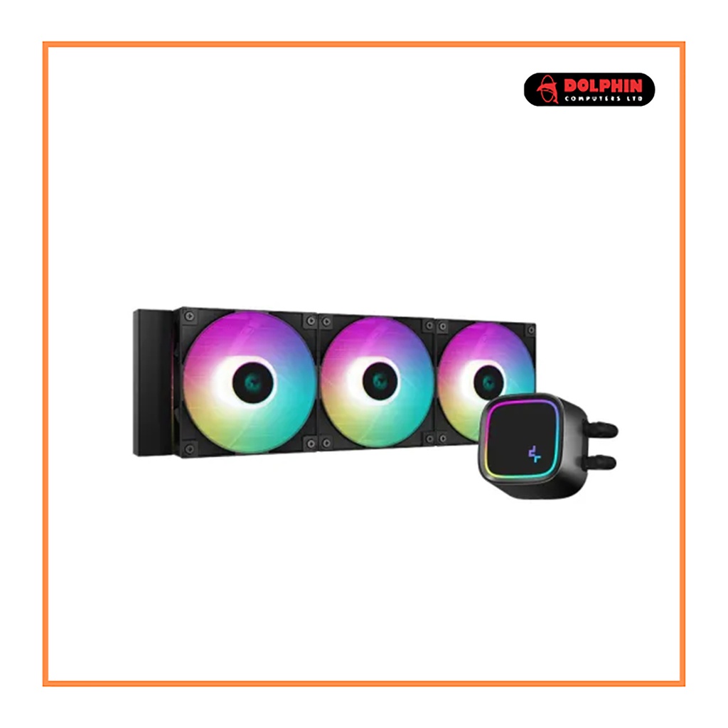 Deepcool LE720 ARGB 360mm All-in-one Liquid CPU Cooler (Black)