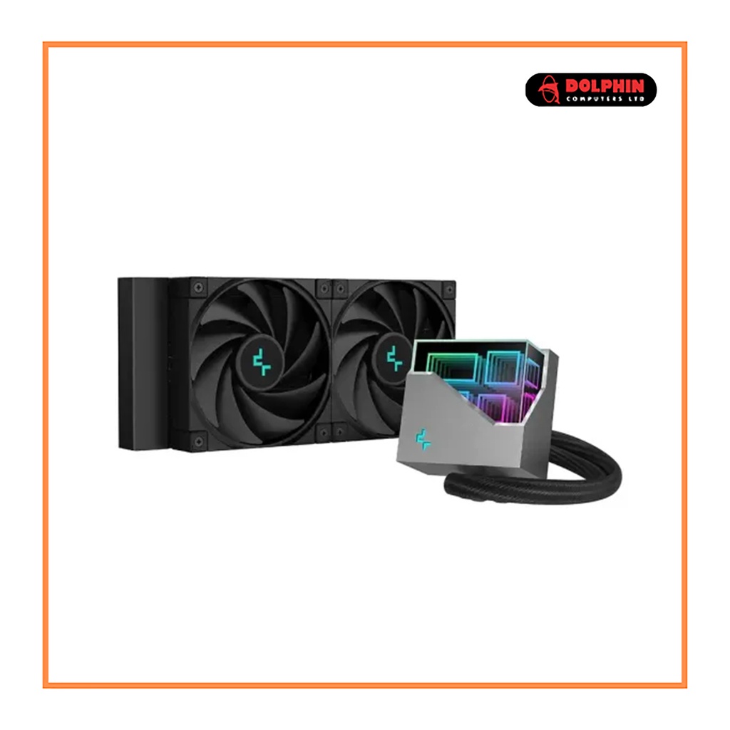 DeepCool LT520 WH 240mm RGB High-Performance Liquid CPU Cooler (White)