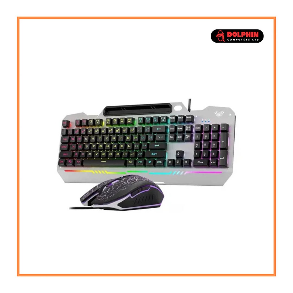 AULA T102 RGB Keyboard & Mouse Gaming Combo