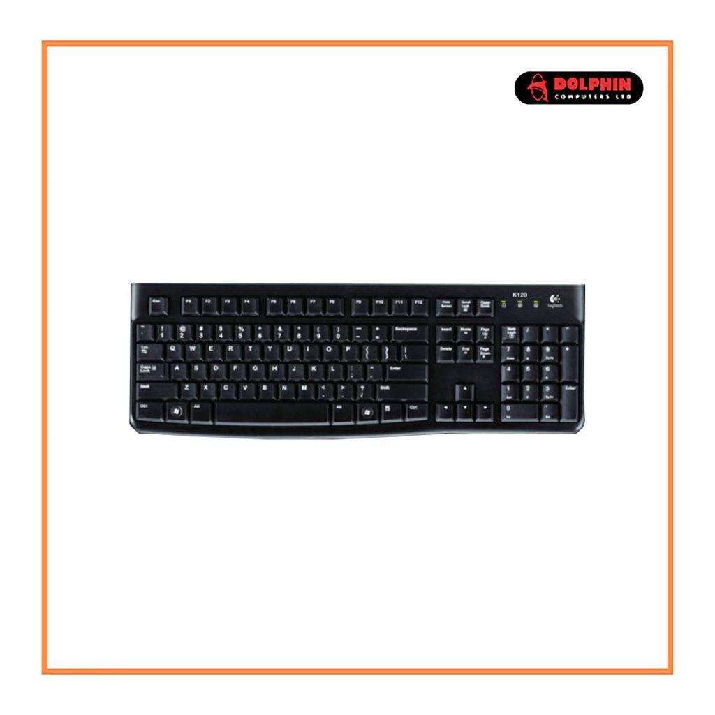 Logitech K120 Usb Keyboard With Bangla Black