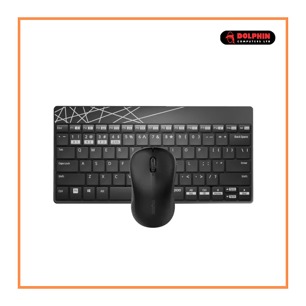 Rapoo 8000M Multi-mode Keyboard & Mouse Combo