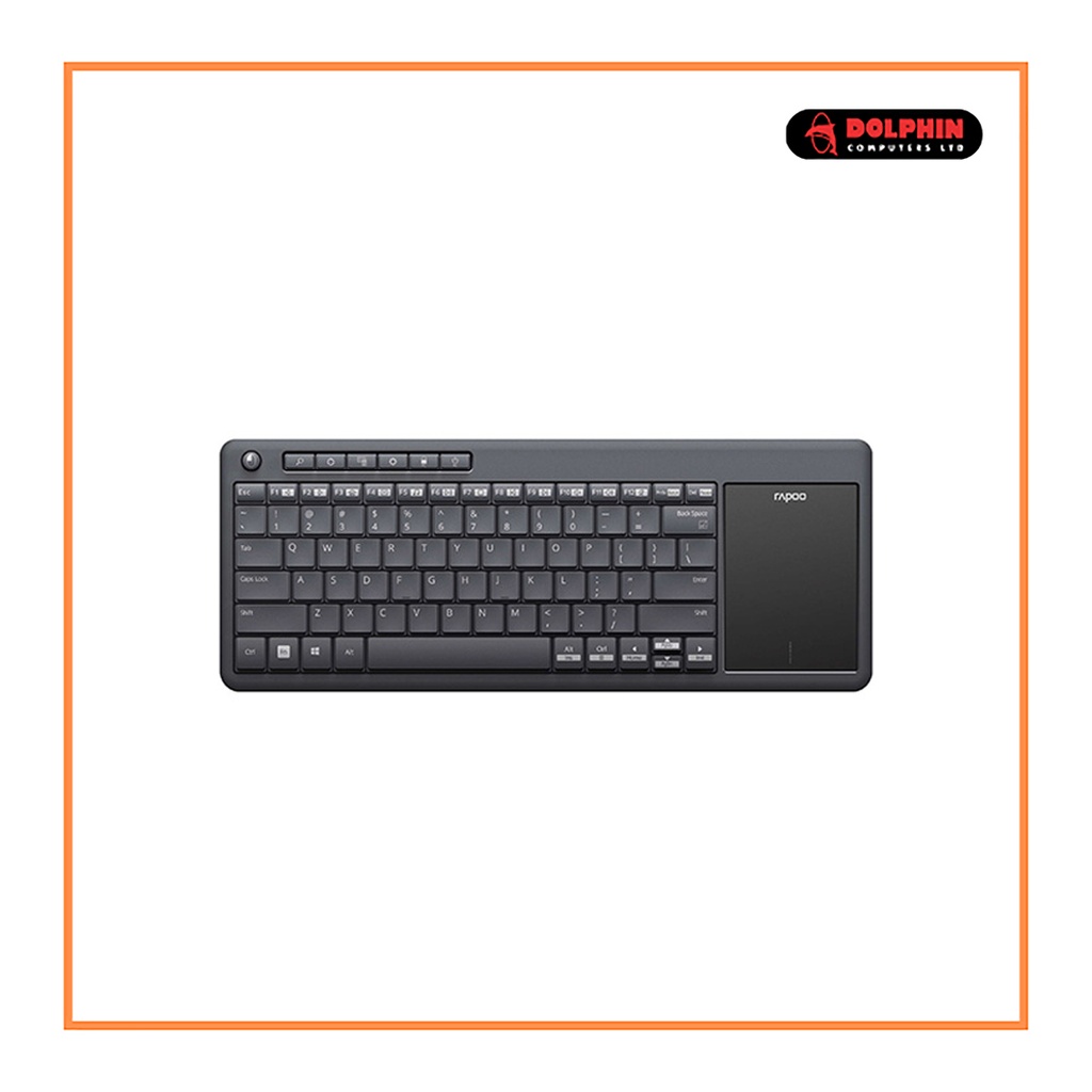 Rapoo K2600 Wireless Touch Pad Black Keyboard with Bangla