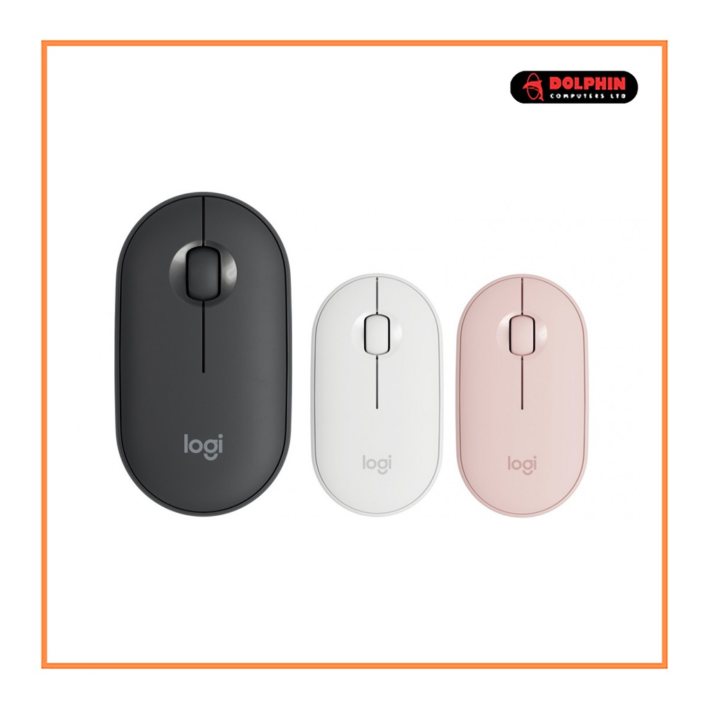 Logitech M350 Pebble Bluetooth and Wireless Mouse