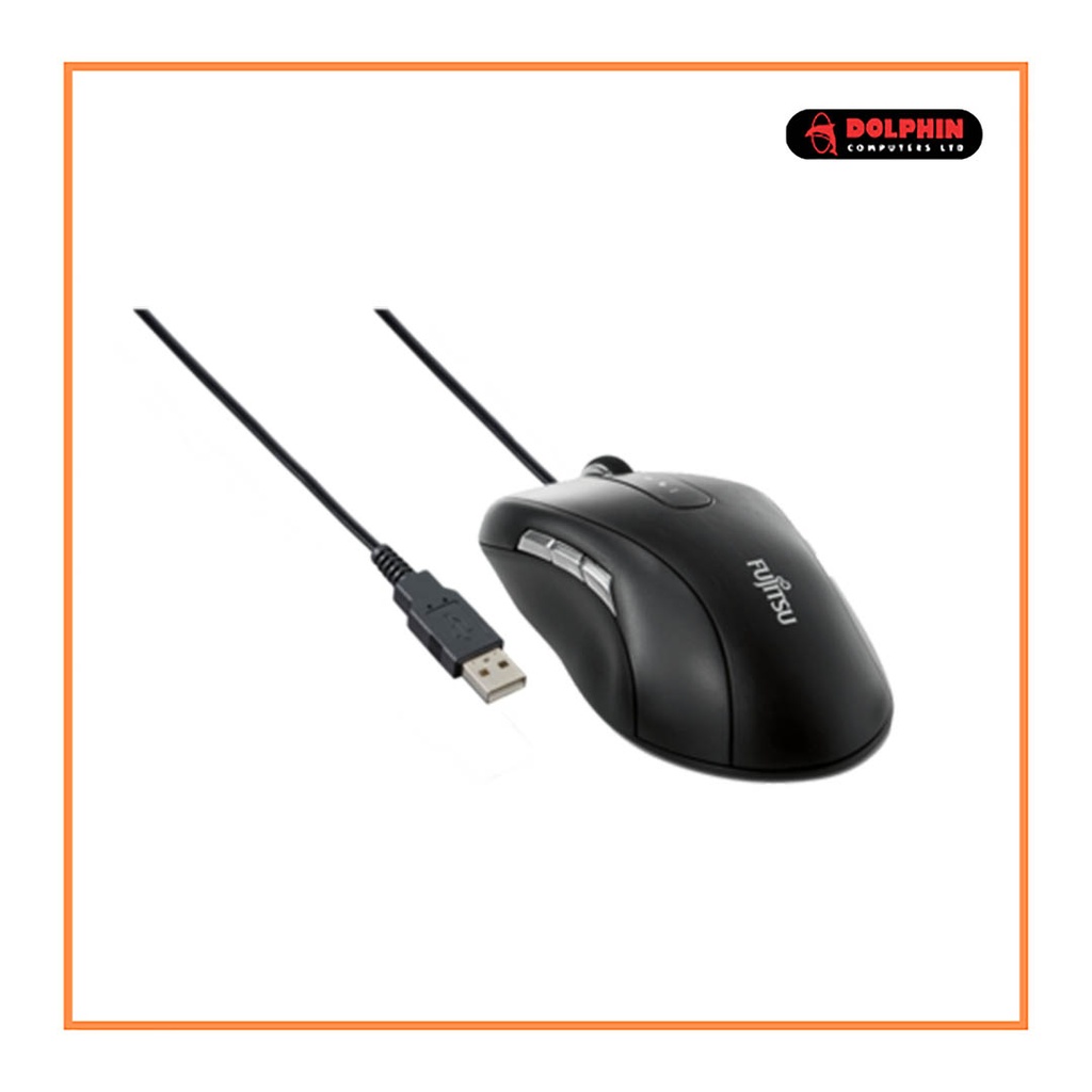 FUJITSU MOUSE OPTICAL USB BLACK,BULE,AIR HLMSE0024A-00)