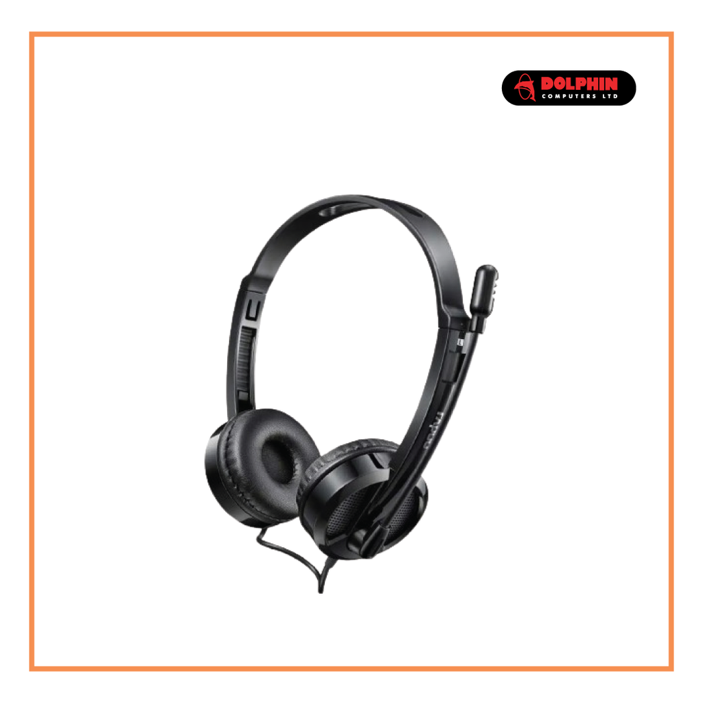 Rapoo H100 3.5mm Single Port Headphone Black