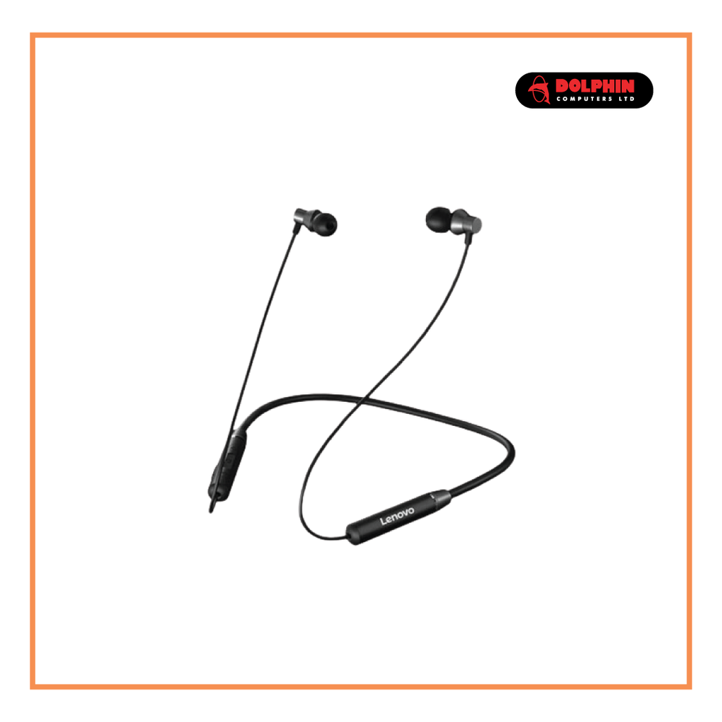 Lenovo HE05 Bluetooth Neckband Earphone Black