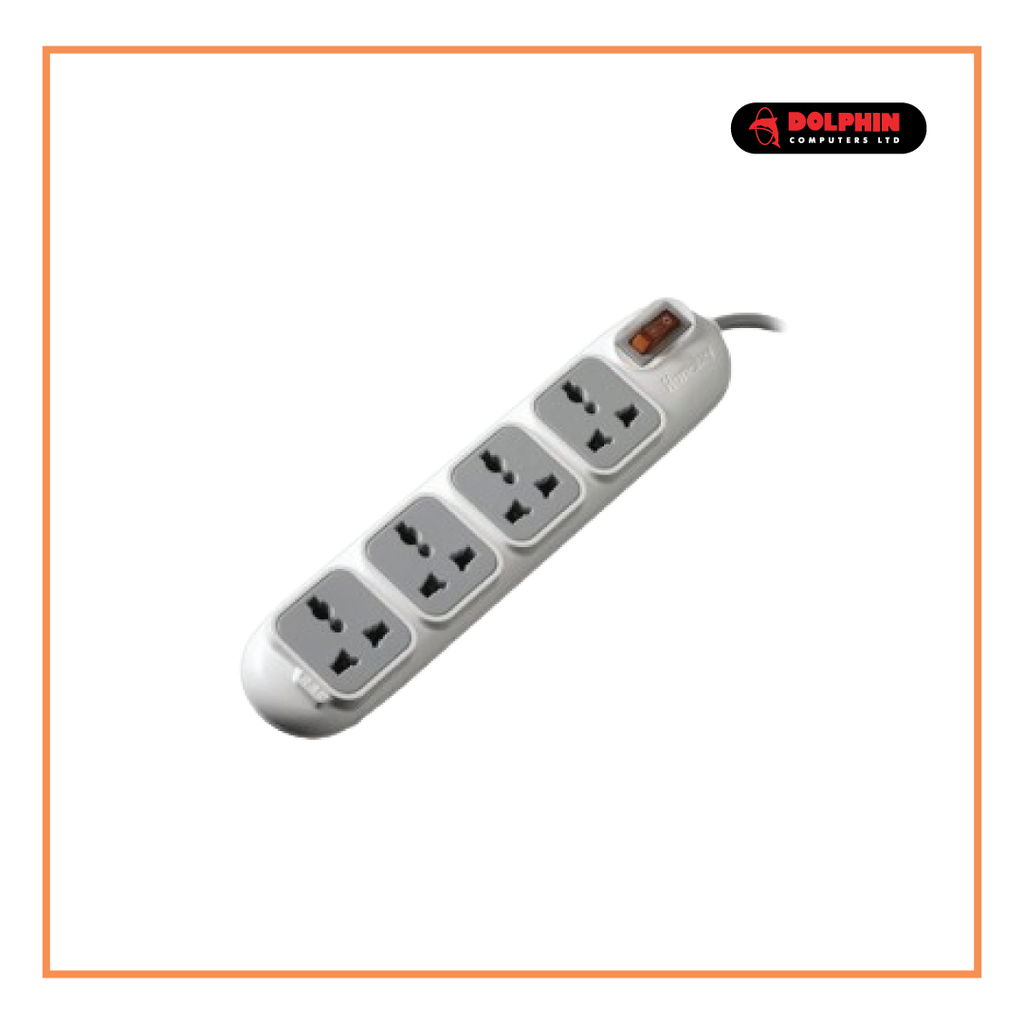 HUNTKEY SZMSZD401 4 SOCKET  ONE SWITCH POWER STRIP