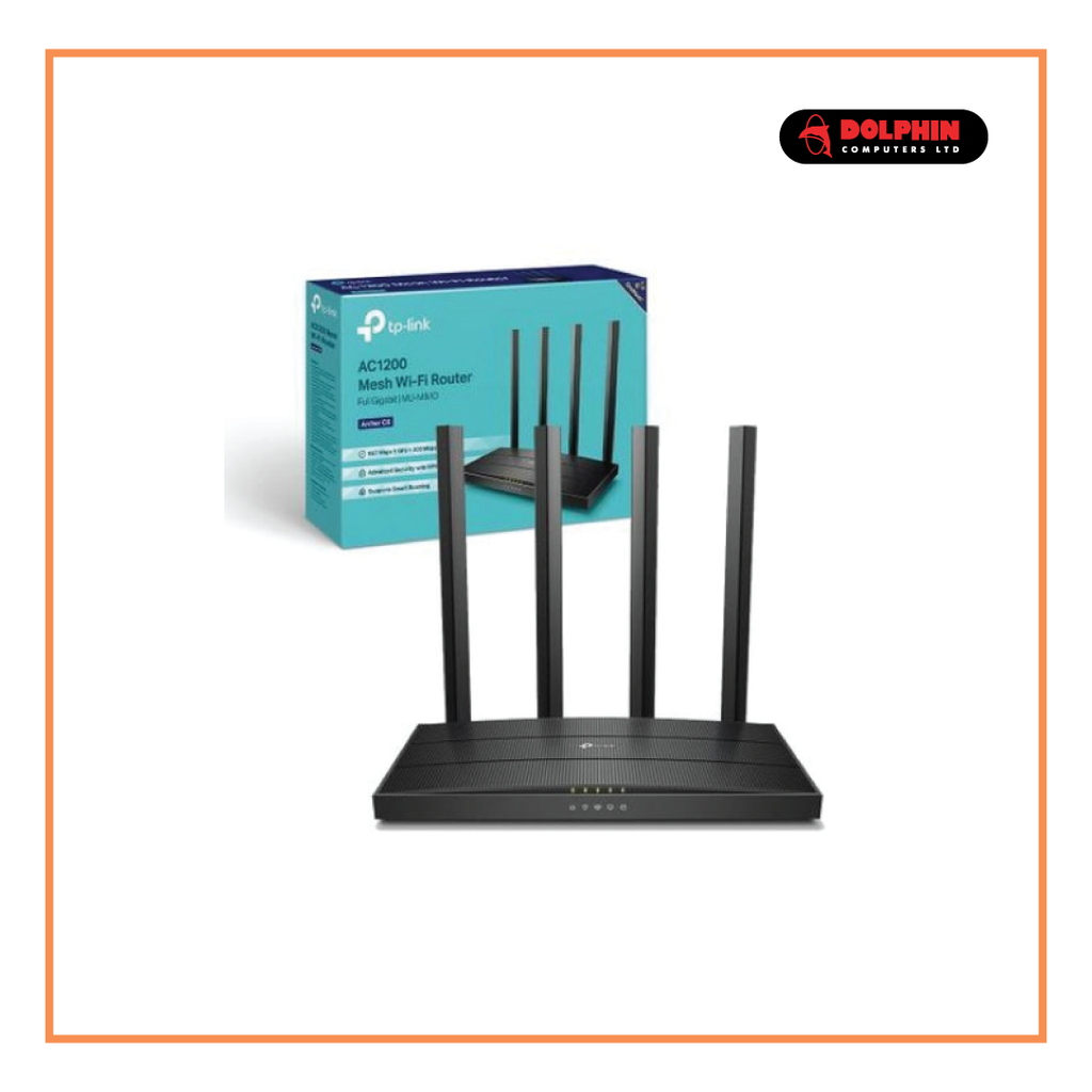 TP-Link Archer C6 AC1200 1200mbps MU-MIMO Gigabit Router