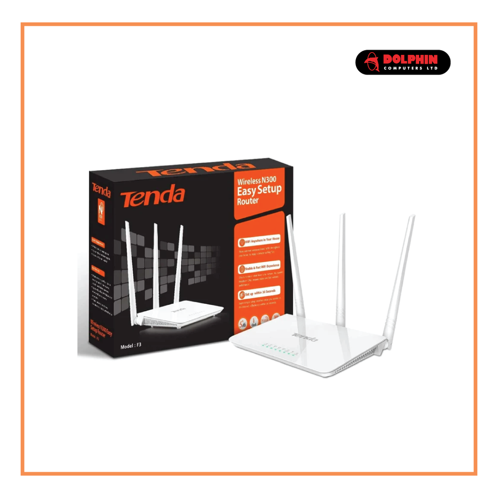 Tenda F3 300mbps 3 Antennas Router