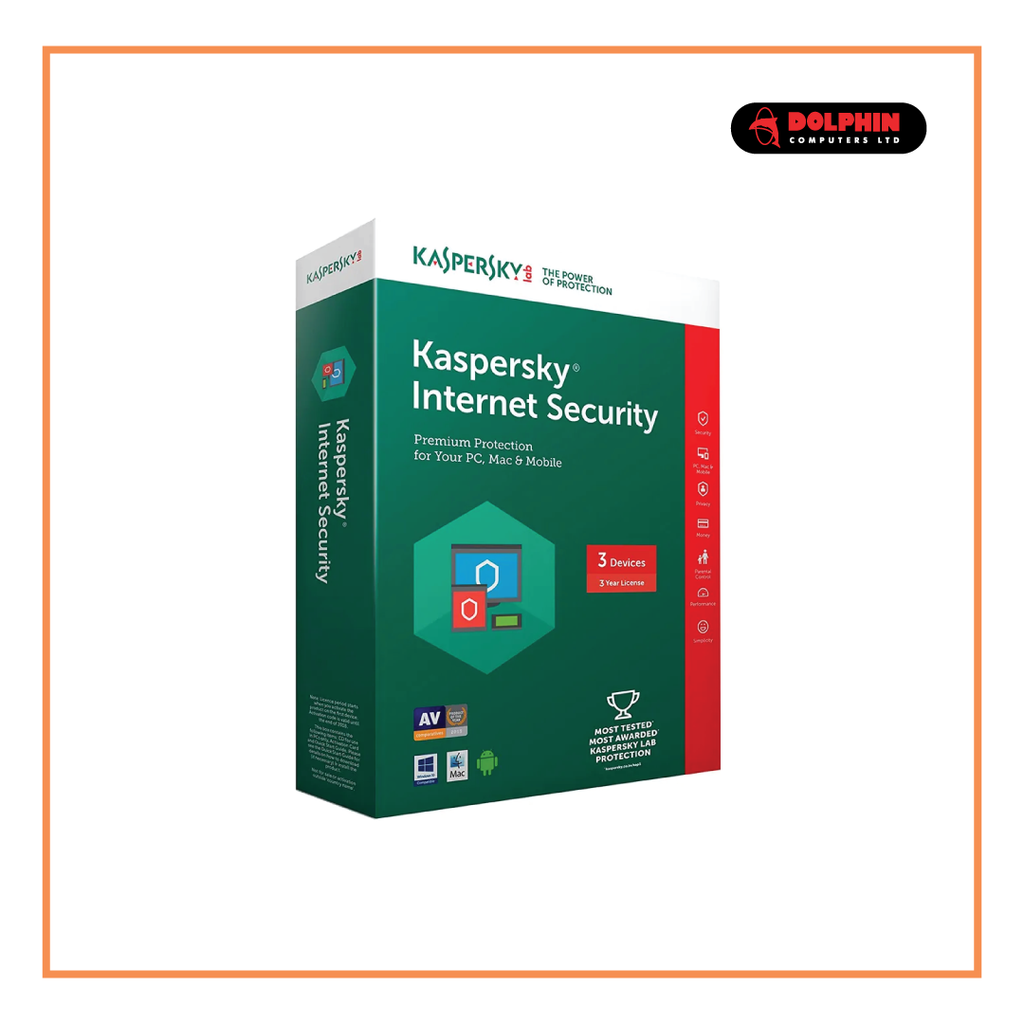 Kaspersky Internet Security 2019 (3 User box)