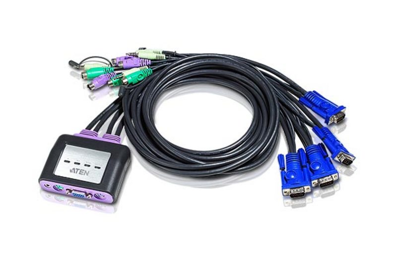 BELDEN 4 PORT CS64AZ-AA PS/2 KVM SWITCH