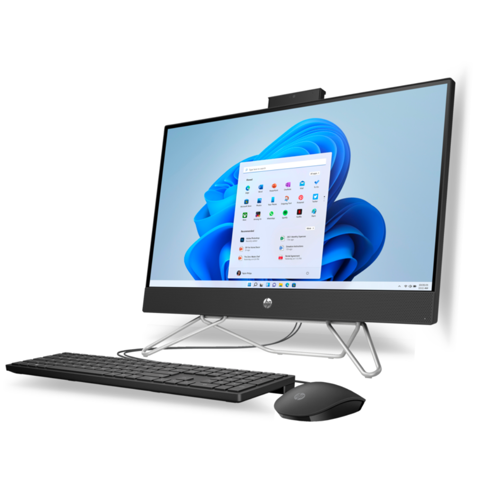 HP ALL IN ONE 24-CB1173NH-INTEL CORE I5-12TH GEN-1235U,RAM 8GB DDR4,SSD 512GB #79R49EA