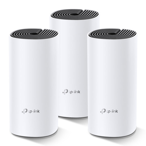 TP-LINK ROUTER DECO E4-3 PAC AC1200 WHOLE HOME MESH WIFI SYSTEM