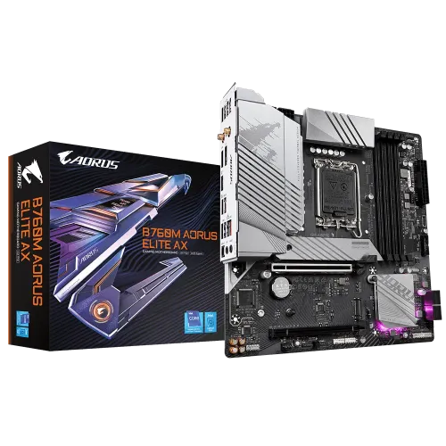 GIGABYTE INTEL B760M H DDR5 AORUS ELITE AX