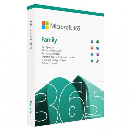 MICROSOFT OFFICE 365 HOME PREMIUM 2019,UP TO 6 PEOPLE 1YEAR SUBSCRIPTION(6GQ-01144)