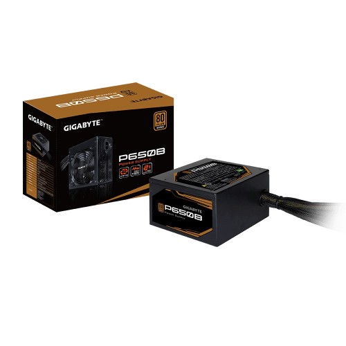 GIGABYTE P650B 650W 80 Plus Bronze Certified Power Supply (PSU)