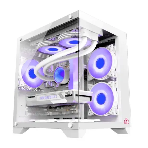 MYSTRY BOX GAMING CASING X5 RGB,WHITE