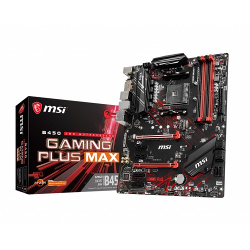 MSI MOTHER BOARD B450 GAMING PLUS MAX 
AMD RYZEN