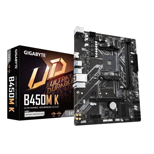 GIGABYTE B450M K AMD AM4 Micro ATX Motherboard