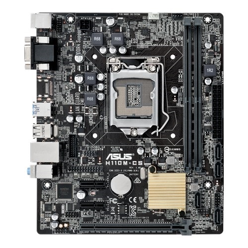 ASUS H110M-CS MOTHERBOARD,INTEL H110 CHIPSET 7TH/6TH GEN