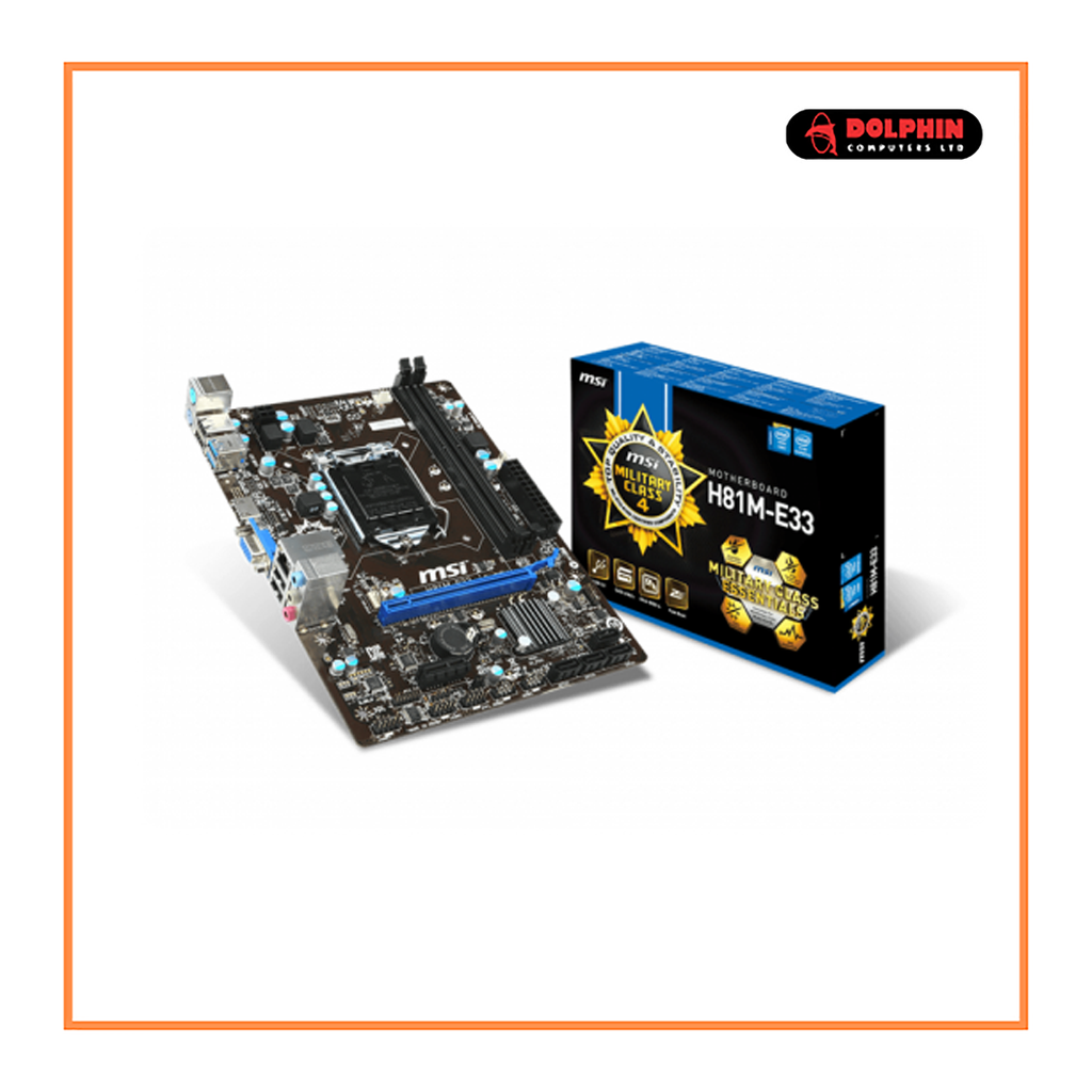 MSI H81M-E33 Intel Motherboard