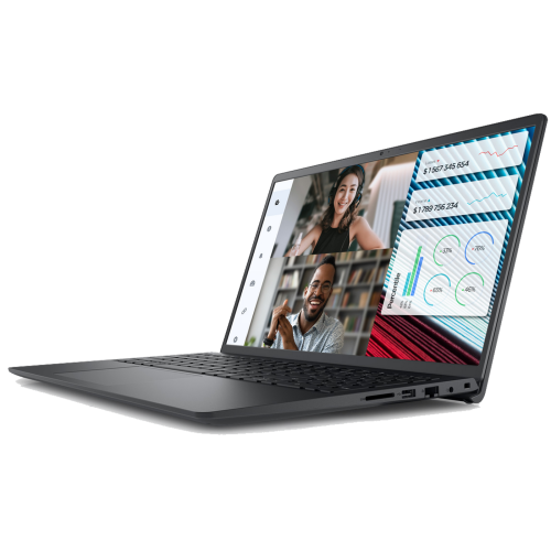 DELL VOSTRO 3520 INTEL CORE I3-12TH GEN-1215U-RAM 8GB DDR4,SSD 512GB,15.6''FHD,BT,WIFI,WC,FREE DOS,BLACK-02YEAR(BATTERY+ADAPTER-01YEAR)