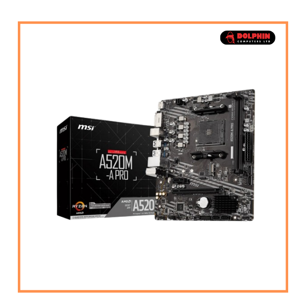 MSI A520M-A Pro AM4 AMD Micro-ATX Motherboard