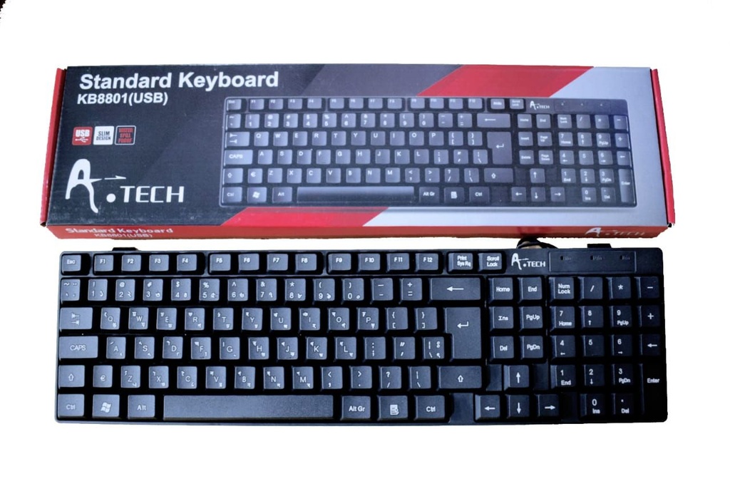 APOINT TECH KEYBOARD & MOUSE KB8801M WIRED COMBO