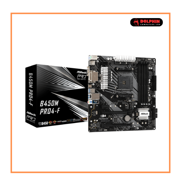 Asrock B450M Pro4-F AMD Motherboard