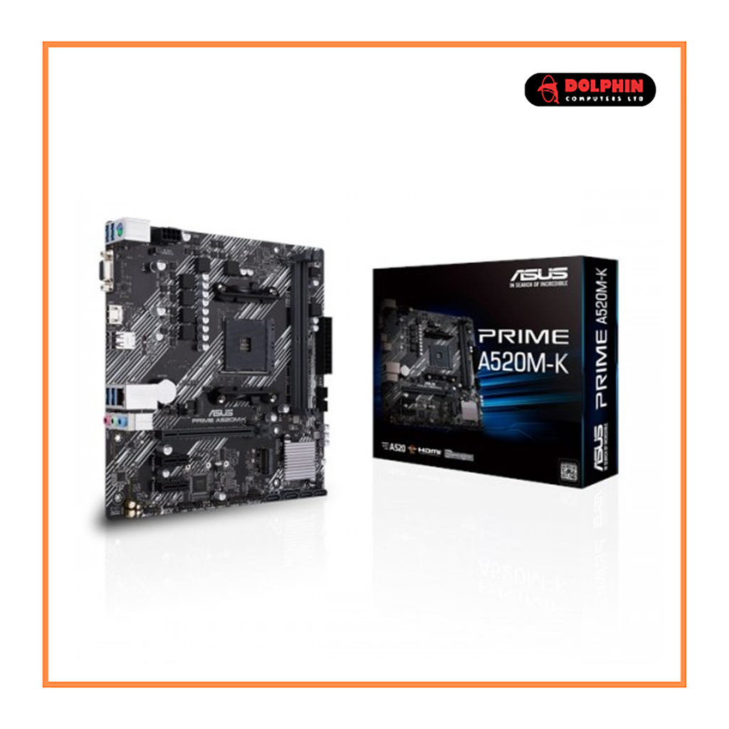 Asus Prime A520M-K Micro-ATX AMD Motherboard