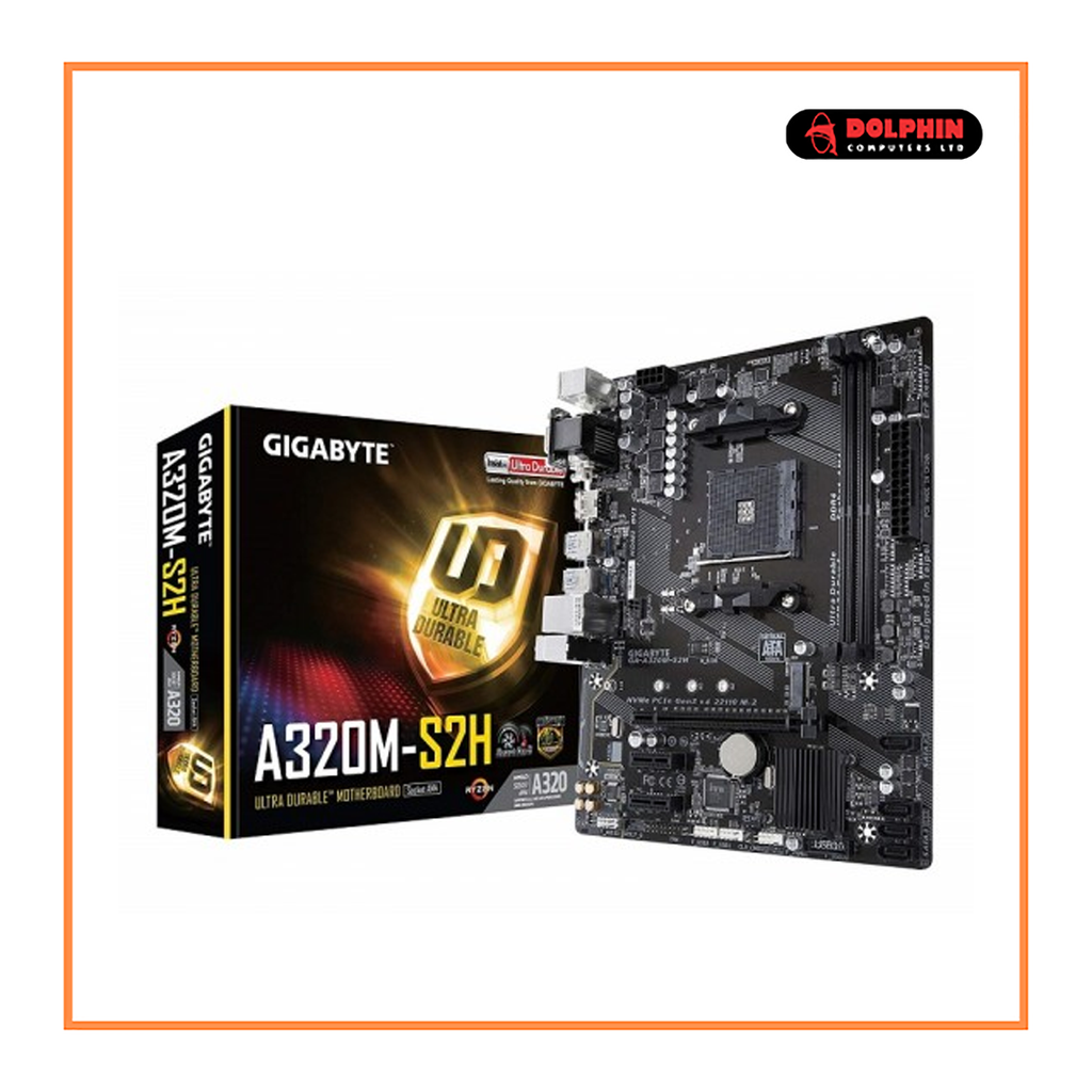 Gigabyte GA-A320M-S2H AMD Micro ATX Motherboard