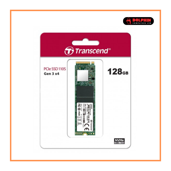 Transcend 110S 128GB M.2 2280 (M-Key) PCIe Gen3x4 SSD Drive