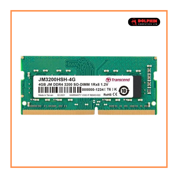 Transcend 4GB JM DDR4 3200Mhz SO-DIMM Laptop RAM