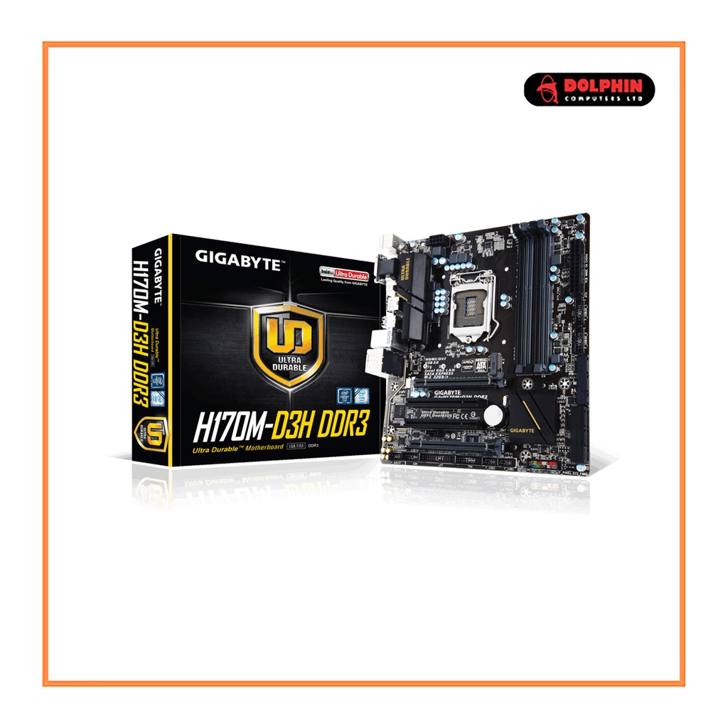 GIGABYTE INTEL H170 CHIPSET MB GA-H170M-D3H DDR3