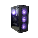 PC POWER GAMING CASING 4X FAN RGB,PG-200