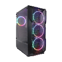 PC POWER GAMING CASING 4X RGB-GC2301 BK